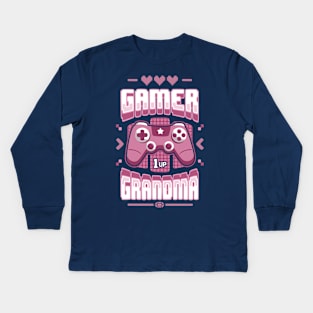 Gamer Grandma Kids Long Sleeve T-Shirt